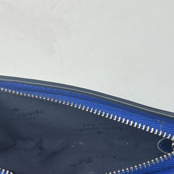 Kate Spade Schuyler Wave Stripe Medium Company Bifold Wallet blue - Picture 8 of 11